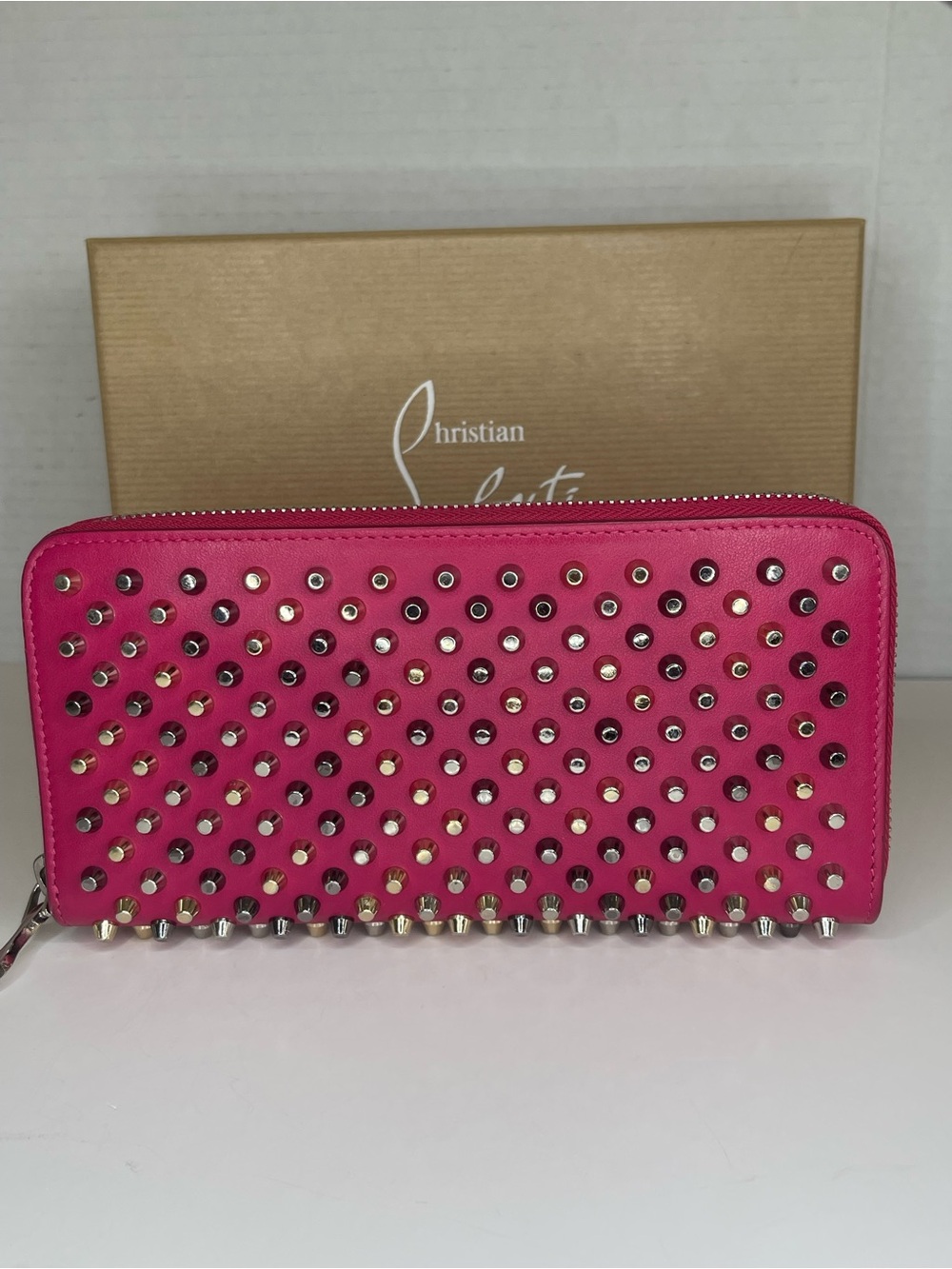 Christian Louboutin Panettone wallet with box - Picture 2 of 15